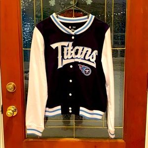 Tennessee Titans Cotton Varsity Jacket